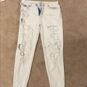 White Ripped Jeans
